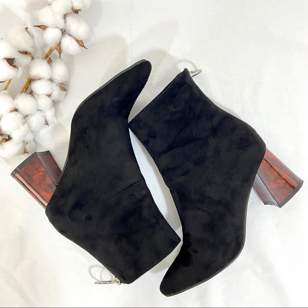 Krush Black Block Heel Boots